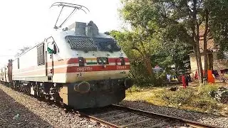 14322/ Bhuj - Bareilly Ala Hazrat Express with Ghaziabad Aerodynamic WAP-5 | Indian Railways