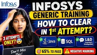 Infosys Generic Training 2026 | How to Clear in 1st Attempt 💻🔥