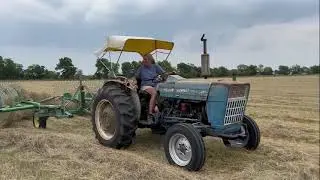 Baling Round Bale Hay