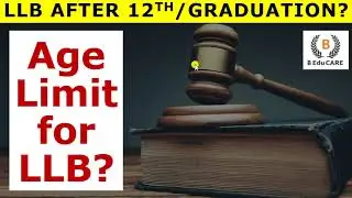Age Limit for LLB ? Age Limit to do LAW in Maharashtra ? | Video by 