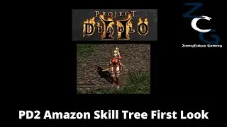 Project Diablo 2 Amazon Skill Tree First Look