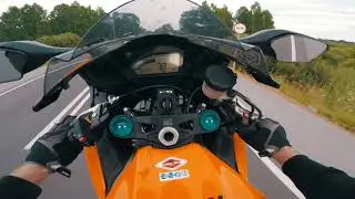Покатушки под дождем на Honda CBR 1000RA