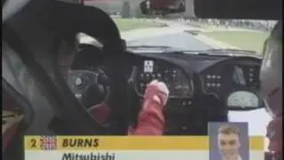 Tommi Mäkinen loses his rear wheel in Rally GB 98
