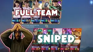 OUTPLAY FULL TEAM SNIPED MOBAZANE IN A RANK GAME..😳