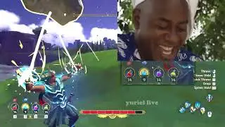Stone 360 Trickshot Against Bear - A Fenyx Rising Edit (Heavy Lifting is Fun)