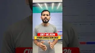 Cuet ug form correction date 