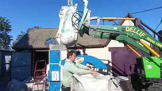 Знову у дворі віємо соняшник, треба Олія , МТЗ-82 та сепаратор САД-4