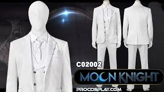 Display ▎ Moon Knight ● Mr. Knight Cosplay Costume 🌙
