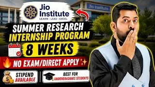 Jio Summer Internship 2026 | New Internships for Students | Free Internship for students | Jio