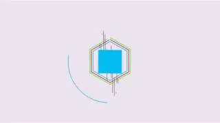 clean shapes logo animation