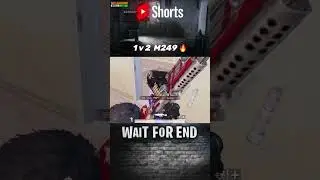 1 v2 m249 🔥 #bgmi #shorts #shortsvideo #pubgmobile #bgmishorts #battleroyalegame