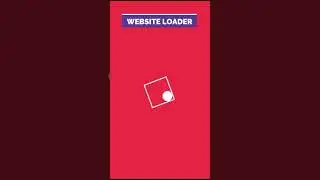 Website Loader Using CSS 