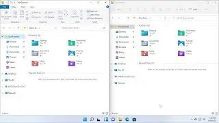 Two File Explorers in Windows 11