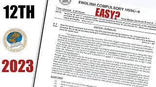 English 12 Annual Paper 2023 |Federal Board