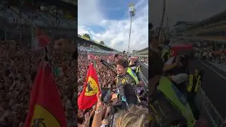 You couldn’t ask for better fans ❤️ Grazie mille a tutti!!!#ItalianGP 🇮🇹 #F1Shorts