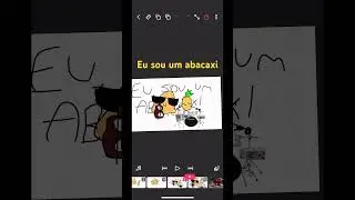 Quando eu dou um abacaxi 🍍 para o pou 🍗 #pou #meme #memes #abacaxi #flipaclip #animação