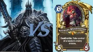 Hearthstone. Сильвана Ветрокрылая против Короля-лича