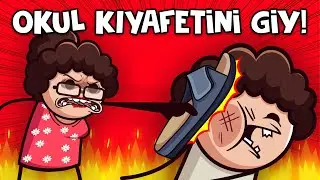 Okulun İlk Günü Serbest Kıyafetle Gitmek (Animasyon)