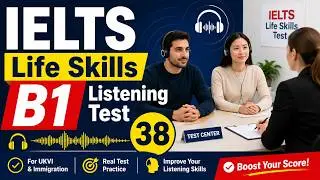 IELTS Life Skills B1 Listening Test 38 ► New 2025 🇬🇧