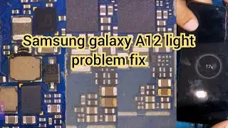Samsung galaxy A12 LCD light problem fix || Samsung galaxy A12 LCD display black fix