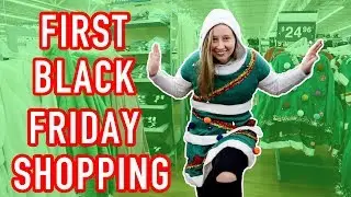 Exchange Student Goes Black Friday Shopping First Time! April and Davey Thanksgiving special