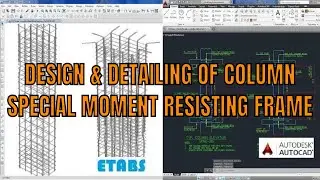 RCC column design using etabs – SMRF design using ACI code