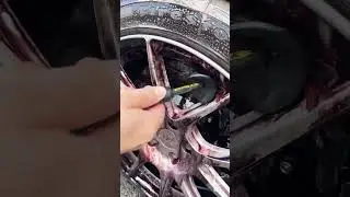 Deep Cleaning SUPER Dirty Wheels in Under 10 Minutes! #automobile #autodetailing