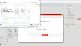 add file to folder in moodle
