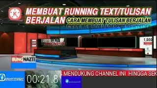 how to make running text in android
