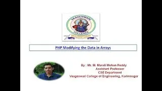 php modifying the data in arrays