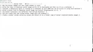 DockerTest By Raman