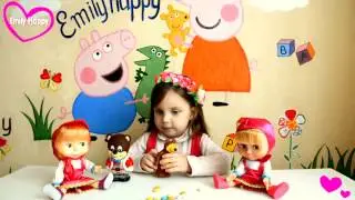 Маша и Медведь Говорящая кукла Маша интерактивная игрушка EMILY HAPPY