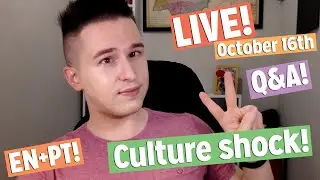 LIVE! (🇺🇸🇵🇹) Culture shock, cuisine, Q&A, & more!
