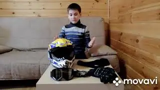 Обзор МОТОШЛЕМА с AliExpress. Motorcycle helmet overview.