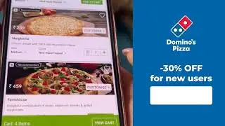 30% off on Domino's pizza. Link and promo code in description & comment #dominosoffers #dominospizza