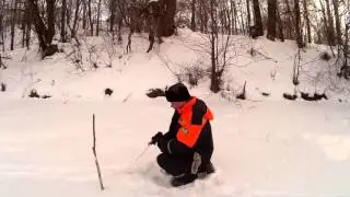 С мормышкой на малую речку