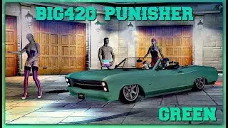 GTA ONLINE - BIG420_ PUNISHER MODDED GREEN CREW COLOUR
