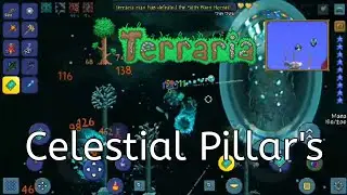 Terraria mobile | Killing the celestial pillars