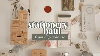 Stationery haul: mini stamps, PET tape and other items from 63 penhouse