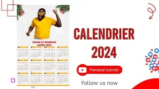 Aprann fè Calendrier 2024 kounya ak @percevaltutorial