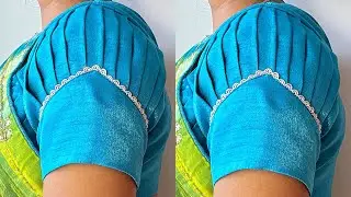 Puff sleeves design cutting and stitching|blouse sleeves design| बाजू का डिजाइन sleeves design| baju