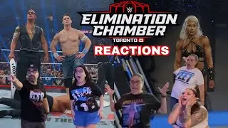 My family & I REACT to the 2025 WWE Elimination Chamber