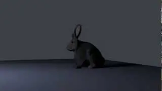 Blender test render : A rabbit