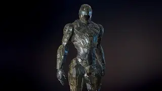 Sci-Fi Cyborg 04 UE4 presentation
