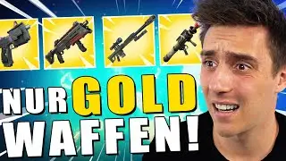 🟡NUR *GOLD WAFFEN* CHALLENGE in Fortnite! 🟡