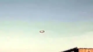 Нло  над городом  UFO over the city