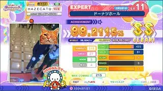 【maimai Festival】 Hachi-Donut Hole (expert LV11) SS 99.2115%