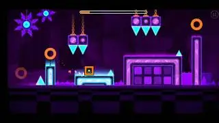 играем в Geometry dash пррходтим левл