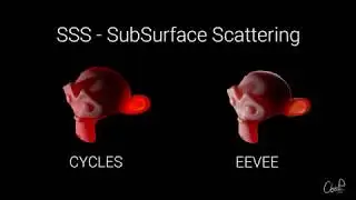 Blender SSS in EEVEE vs Cycles (SubSurface Scattering)