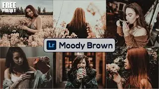 Lightroom Mobile moody brown editing | Lightroom Mobile preset FREE DNG & XMP